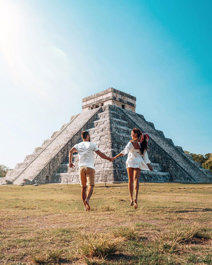 Temple maya Chichén Itzá à Tulum au Mexique dans le Yucatán