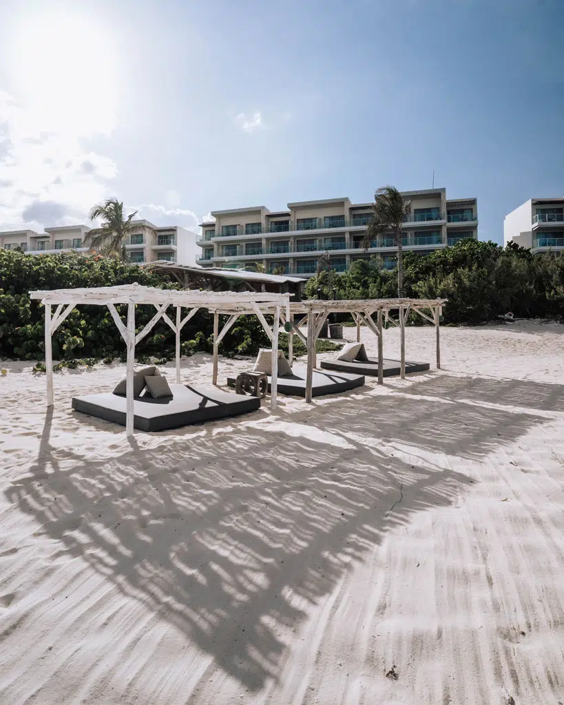 Plage du resort tout inclus vegan Palmaia the House of Alaia à Playa Del Carmen